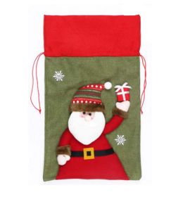 Beautiful Christmas Gift Bag/ Christmas Stocking, Storage Bag, Snowman