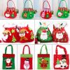 Beautiful Christmas Bag Christmas Stocking Children's Gift Bag Toys, Snowman Red