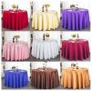 Hotel/Restaurant/Home Tablecloth High-end Round Tablecloths-White