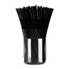 240 PCS Party Supplies Bar Accessories Drinking Straw Plastic Straw Black