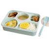 Sub-grid Microwave Lunch Box  Work/School/Picnic Bento Boxes Random Color-A2