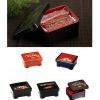 Mono-layer Japanese lunch box Work/School/Picnic Bento Boxes Snack boxes-A5