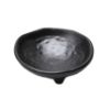 3 PCS Japanese Style Melamine Chafing Dish Soy Sauce Dish Dipping Bowls Side Dishes Plate Canape Plate Black-A09