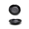 3 PCS Japanese Style Melamine Chafing Dish Soy Sauce Dish Dipping Bowls Side Dishes Plate Canape Plate Black-A13