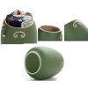 Japanese Style Storage Vacuum Seal Container Tea Coffee Jars Ceramics Cans, A02