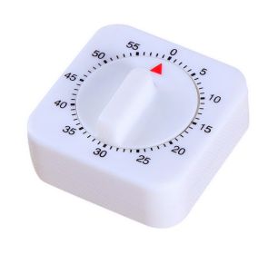 60 Minute Square Style White Kitchen Work Digital Timer Student Electronic Timer