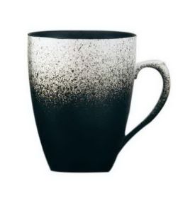 Ceramic Mug Tea Cup Retro Coffee Cup Breakfast Cup, Black And White Gradient Mug