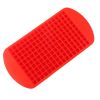 Large/Safe And Soft Silicon Ice Cube Tray, Red