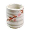 2 Pieces Small Japanese Style Ceramic Tea Cups Household Teacup, No.2