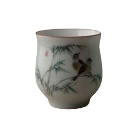 Chinese & Japanese Ceramic Tea Cups Household Tea Set Teacup, Set of 2, I