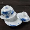 Chinese Ceramic Tea Cups With Lid Household Teacup Kung Fu Tea Set Teacups NO.17