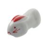 2 PCS Cute Cartoon Ceramics Chopsticks Holders Red Ears Rabbit 5 cm