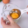 Silver Stainless Steel Egg Separator Egg White Filter Egg Sieve Kitchen Supplies