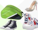 Travel Waterproof Fitness Shoe Bag Heels & Basketball shoes Storage Bag BLUE