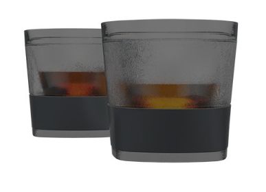 Whiskey FREEZE Cooling Cup in Smoke by HOST (Two Pack)