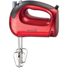 Brentwood Appliances HM-46 5-Speed Electric Hand Mixer (Red)