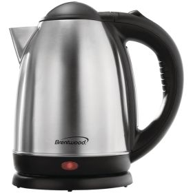Brentwood Appliances KT-1790 Stainless Steel Electric Cordless Tea Kettle (1.7-Liter)
