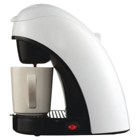 Brentwood Appliances TS-112W Single-Serve Coffee Maker with Mug (White)