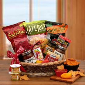 A Little Spice Gourmet Salsa & Chips Gift Basket