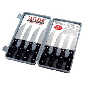 Slitzer&trade; 8pc Professional German-Style Jumbo Steak Knives