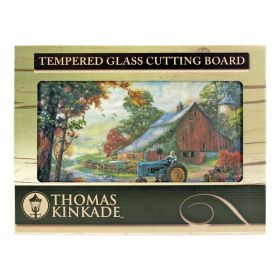 16" x 12" Thomas Kinkade Tempered Glass Cutting Board - Summer Heritage