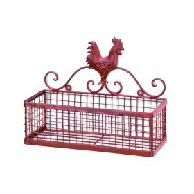 Accent Plus Red Rooster Single Wall Rack