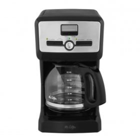 Mr. Coffee 12-Cup 900W Programmable Coffee Maker in Black