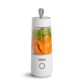 Reiko 350ML Portable Blender With USB Rechargeable Batteries In White SA03-350MLWH