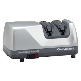 Chef's Choice 312 UltraHone Electric Knife Sharpener for Straight and Serrated Knives Diamond Abrasives Precision Angle Control, 2-Stage